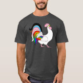 Progress Pride Rooster T-shirt (Voorkant)