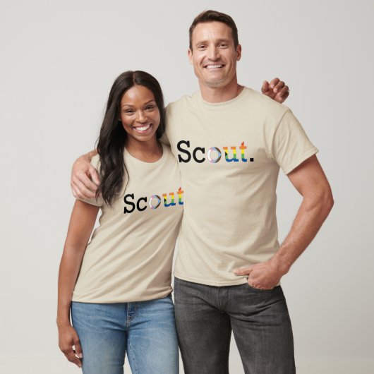 Progress Pride "scOUT" T-shirt (Unisex)