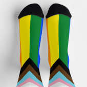 Progress Pride-vlag LGBTQ+ Sokken (Top)