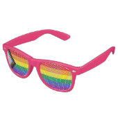 Progress Pride Vlag Roze Retro Feestparty Zonnebri Zonnebril (Gekanteld)
