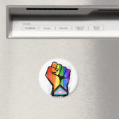 Progress Pride Vuist Magneet (Insitu (Vaatwasser))