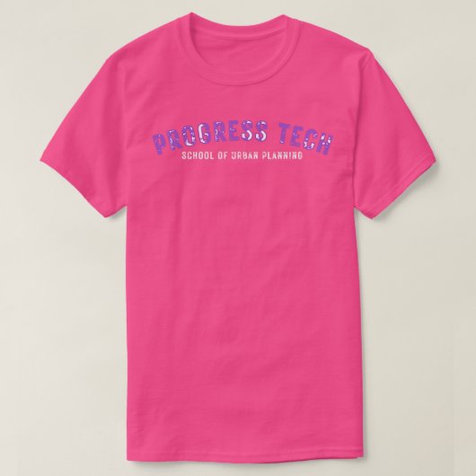 Progress Tech School of Urban Planning T-shirt (Design voorkant)