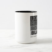 progressie tweekleurige koffiemok (Center)