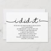 Progressie van de leeftijd, aankondigingen van de  (Achterkant)