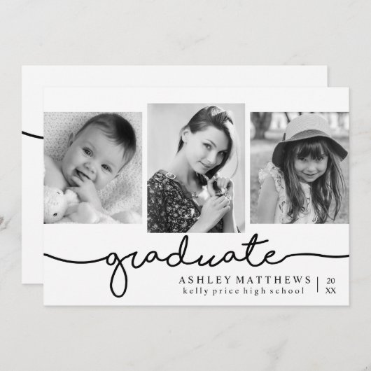 Progressie van de leeftijd, aankondigingen van de  (Voorkant / Achterkant)