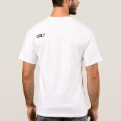 Progressie van Golf T-shirt (Achterkant)