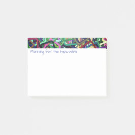 Progressief, modern Abstract thema Vivid Post-it® Notes