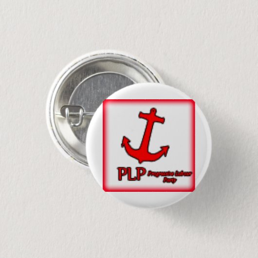 Progressieve Arbeiderspartij Ronde Button 3,2 Cm (Voorkant /achterkant)