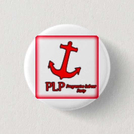 Progressieve Arbeiderspartij Ronde Button 3,2 Cm (Voorkant)
