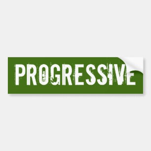Progressieve Bumpersticker