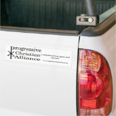 Progressieve Christelijke alliantie "Logo" Bumpersticker (Op Truck)