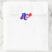 Progressieve Conservatieve Oude Partij Logo Ronde Sticker (Tas)