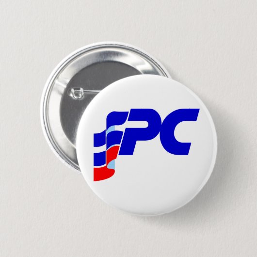 Progressieve Conservatieve Partij Oude Logo Ronde Button 5,7 Cm (Voorkant /achterkant)