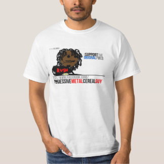 Progressieve kerel met metaal t-shirt