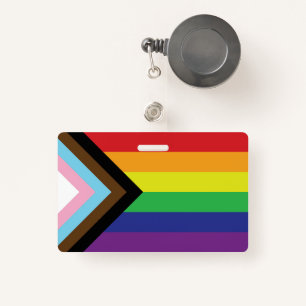 Progressieve LGBTQIA-vlag Badge
