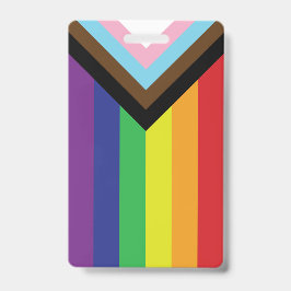 Progressieve LGBTQIA-vlag Badge