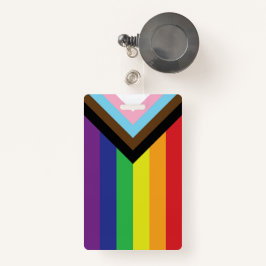 Progressieve LGBTQIA-vlag Badge