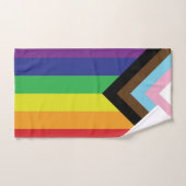 Progressieve LGBTQIA-vlag Handdoek (Handdoek)