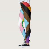 Progressieve LGBTQIA-vlag Leggings (Links)