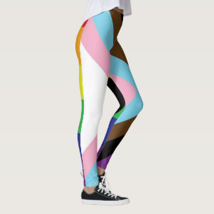 Progressieve LGBTQIA-vlag Leggings