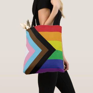 Progressieve LGBTQIA-vlag Tote Bag