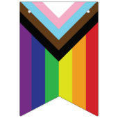 Progressieve LGBTQIA-vlag Vlaggetjes (Tweede vlag)