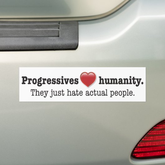 Progressieve liefdessticker bumpersticker (Op auto)