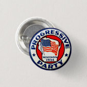 Progressieve Partij - Button (Voorkant /achterkant)