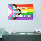 Progressieve PRIDE-vlagbanner Spandoek (Beurs)