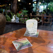 Progressieve Rainbow Flag LGBT Gay Script Kartonnen Onderzetters