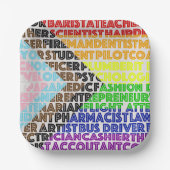Progressieve Rainbow Flag LGBT Gay Script Papieren Bordje (Voorkant)
