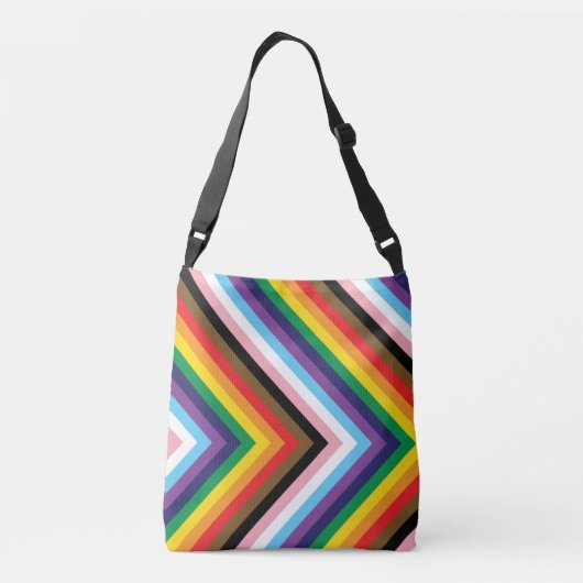 Progressieve regenboog LGBTQ+ Crossbody Tas