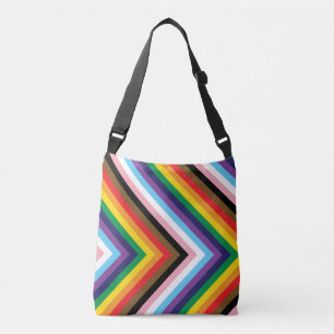 Progressieve regenboog LGBTQ+ Crossbody Tas