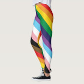 Progressieve regenboog LGBTQ+ Leggings (Links)