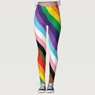 Progressieve regenboog LGBTQ+ Leggings