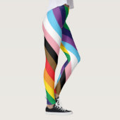 Progressieve regenboog LGBTQ+ Leggings (Rechts)