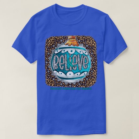 Progressieve supranucleaire verlammingsbewustwordi t-shirt (Design voorkant)