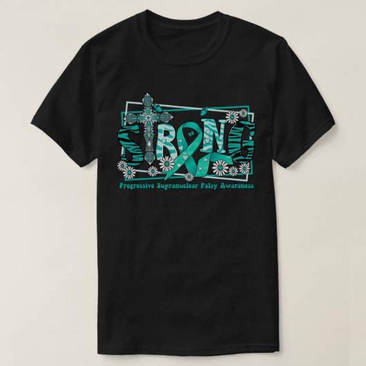 Progressieve supranucleaire verlammingsbewustzijn t-shirt (Design voorkant)