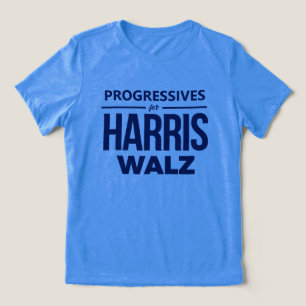 Progressieven voor Harris Walz Tri-Blend Shirt