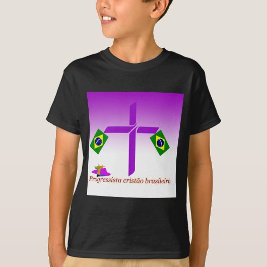 Progressista Cristão brasileiro Logo T-shirt (Voorkant)