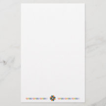 Progressive Pride Flag Briefpapier