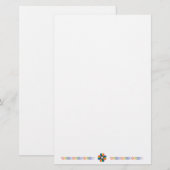 Progressive Pride Flag Briefpapier (Voorkant / Achterkant)