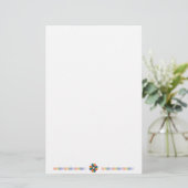 Progressive Pride Flag Briefpapier (Staand voorkant)