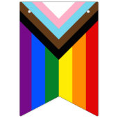 Progressive Pride Flag Bunting Vlaggetjes (Derde vlag)