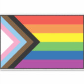 Progressive Pride Sticker (Voorkant)