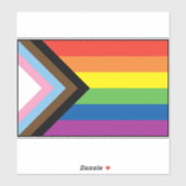 Progressive Pride Sticker (Vel)