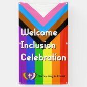 Progressive PRIDE Vlag Banner - Verticaal (Verticaal)