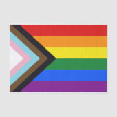 Progressive Pride vlag Tissuepapier (Voorkant)