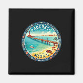 Progresso Mexico Cruise Bestemming Magneet (Voorkant)