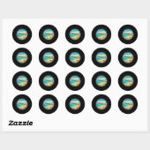 Progresso Mexico Cruise Bestemming Ronde Sticker (Vel)